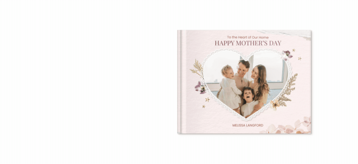Personalise a Photobook for Mum